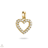 Thomas Sabo Charm Club Connect aranyozott nyitott szív charm medál - CC1237-414-14