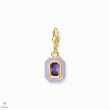 Thomas Sabo Charm Club Lila nyolcszög charm - 2034-565-13 egyéb ékszer