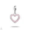 Thomas Sabo Charm Club Rózsaszín szív charm - 2241-051-9