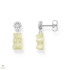 THOMAS SABO x HARIBO fehér gumimaci kristályüveg fülbevaló - H2330-052-14
