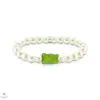 THOMAS SABO x HARIBO zöld gumimaci gyöngy karkötő 17 cm - A2154-017-6-L17