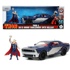  Thor &amp; 2015 Dodge Challenger SRT Hellcat modell autó 1:24 makett
