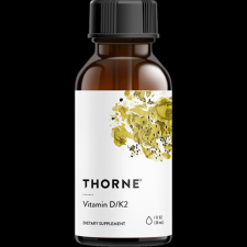 Thorne D/K2-vitamin folyadék 30 ml, Thorne vitamin és táplálékkiegészítő