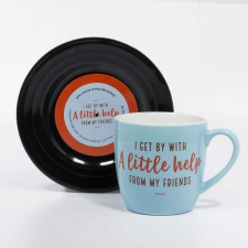thumbs up ThumbsUp! Tasse "A little help"              250ml     blau (1001704) bögrék, csészék