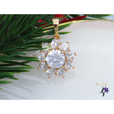  Tiána XP virág medál -18K medál