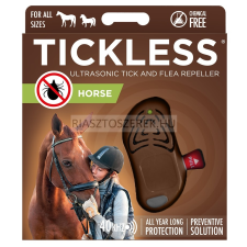 Tickless HORSE Brown hordozható kullancsriasztó készülék emberek és lovak számára elektromos állatriasztó