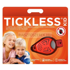 Tickless KID Orange hordozható kullancsriasztó készülék gyerekek számára elektromos állatriasztó