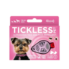 TickLess Pet Ultrahangos kullancs- és bolhariasztó kisállatoknak, pink élősködő elleni készítmény kutyáknak