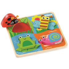 Tidlo készségfejlesztő fa szenzoros puzzle rét kreatív és készségfejlesztő