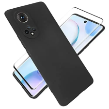 Tieeyivv védőtok iPhone 15-höz, kamera védelemmel, 2 darabos edzett üveg tok és táska