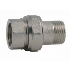 TIEMME Sárgaréz 1″ KB Radiátor hollander egyenes nikkelezett (TM1555G000606) hűtés, fűtés szerelvény
