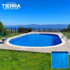 TIERRA BLUE POOL süllyesztett ovális medence 500 x 300 x 150 cm medence