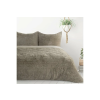  Tiffany meleg és puha szőrme hatású ágyneműhuzat Bézs 220x200 cm - 70x80 cm 2db