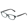 TIFFANY TF2291D 8055 Black On Tiffany Blue Demo Lens szemüveg