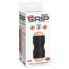 Tight Grip Pussy & Ass Masturbator Black/Light maszturbátor