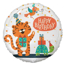  Tigris Happy Birthday Tiger fólia lufi 36 cm party kellék