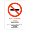  Tilos a dohányzás / No smoking - PVC tábla