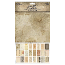 Tim Holtz Díszítőelem - Backdrops Volume 4 - Idea-ology (1 csomag) decoupage papír