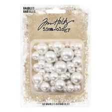 Tim Holtz Díszítőelem Baubles Idea-ology Tim Holtz Christmas (60 db) dekorációs kellék
