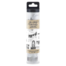 Tim Holtz Díszítőelem - Collage Paper Photographic - Idea-ology (1 csomag) matrica