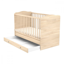 TIMBA kiságy Niki átalakítható ágyneműtartós 70x140 borostyán kiságy, babaágy