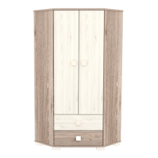 TIMBA sarokszekrény Viki 2 ajtós 2 fiókos krém-fűz bútor