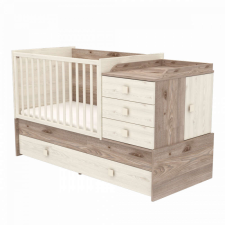 TIMBA Viki Multi Kombi gyermekágy, Krém-fűz kiságy, babaágy