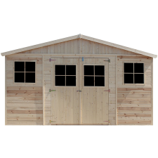  Timbela M332 fa kerti ház tároló ablakokkal kerti tárolás