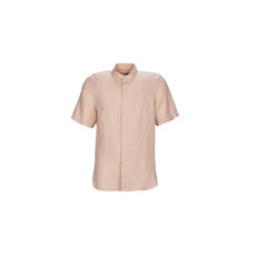 TIMBERLAND Rövid ujjú ingek SS Mill River Linen Shirt Slim Rózsaszín EU L