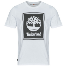 TIMBERLAND Rövid ujjú pólók STACK LOGO SHORT SLEEVE TEE Fehér EU M