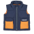 TIMBERLAND Steppelt kabátok  DOUDOUNE SANS MANCHES T60341 Kék 12 hónapos