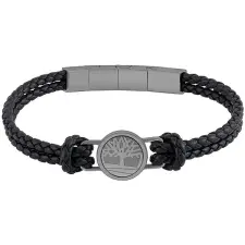 TIMBERLAND TDAGB0003302 karkötő, férfi, bőr - fekete karkötő