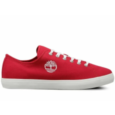  Timberland Union Wharf Oxford férfi tornacipő - piros textil könnyű utcai cipő - méret 42 - kényelmes vitorlás stílus, tartós gumitalp, szellős anyag.