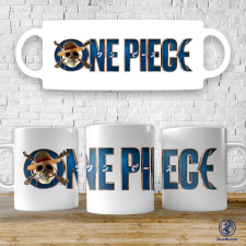 Time4Gift One Piece logo panoráma bögre bögrék, csészék