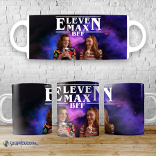 Time4Gift Stranger Things - Eleven és Max BFF bögre bögrék, csészék