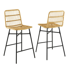 Timeless Home Polirattan bárszék 2db bútor