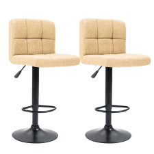 Timeless Tools Szövet borítású bárszék, 2 db, bézs bútor
