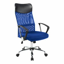 Timelesstools Ergonomikus irodai szék magasított háttámlával kék HOP1000998-3 forgószék