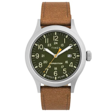  Timex Expedition férfi karóra, quartz, zöld számlap, WR50, 40 mm karóra