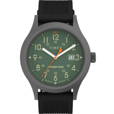  Timex Expedition Scout férfi karóra, 40 mm, zöld számlap, WR50, gumiszíj karóra