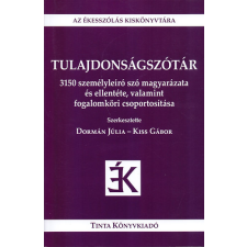 TINTA KÖNYVKIADÓ KFT. Tulajdonságszótár antikvárium - használt könyv