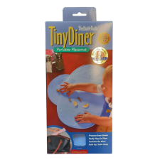 Tiny Diner Tiny Diner alátét mosható mûanyag kék babaétkészlet