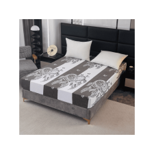 TIRSO mikroplüss lepedő 90x200 cm szürke-fehér lakástextília