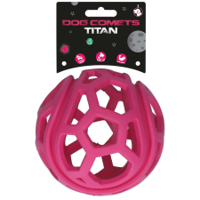 Titan DOG-COMETS Titan labda csemegével tölthető rózsaszín M 11,5 cm kutyajáték játék kutyáknak