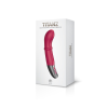  TITANZ 7" SILICONE RECHARGEABLE VIBRATOR IN PINK