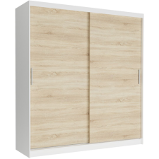 TIVARO VI. Gardróbszekrény 203x218x60 - fehér, sonoma bútor