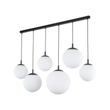 TK Lighting Esme fehér-fekete függesztett lámpa (TK-4792) E27 6 izzós IP20 világítás