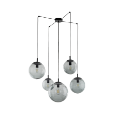 TK Lighting Esme grafit-fekete függesztett lámpa (TK-5382) E27 5 izzós IP20 világítás