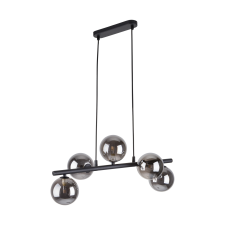 TK Lighting Estera fekete függesztett lámpa (TK-6707) G9 5 izzós IP20 világítás