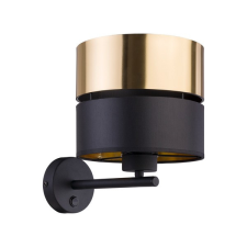 TK Lighting Hilton fekete-arany falikar (TK-4344) E27 1 izzós IP20 világítás